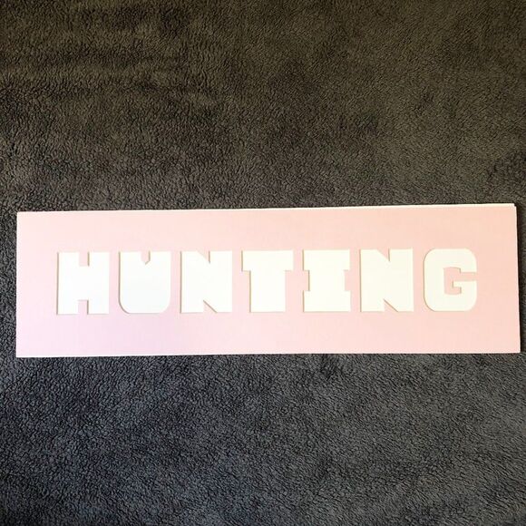 7x24 Pastel‎ Pink Hunting Photo Mat - Picture 1 of 14